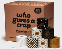'Who Gives A Crap' toilet paper in stock now!