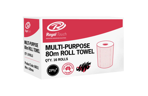 Royal Touch 2ply Multi Purpose 80m Roll