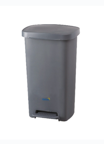 Oates  Pedal Bin Grey 50 Ltr