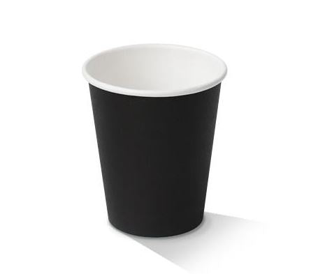 P/T  8 oz  Coated SW Cup Black 1000ctn