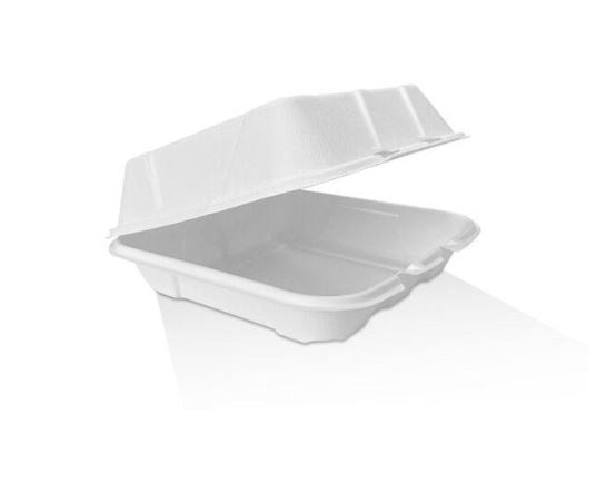 Pactrading Dinner Clamshell Sugarcane 229x229x80  200 per ctn