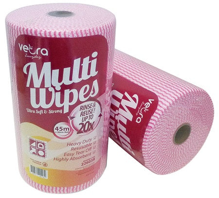 Veora Multi Wipes Red Single Roll