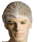 Bastion Crimped Beret White - 1000 per ctn