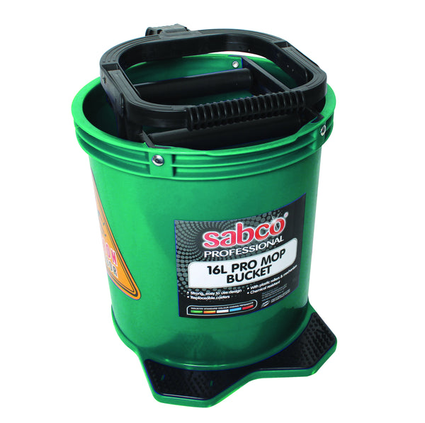 SABCO PRO MOP BUCKET 16L - GREEN