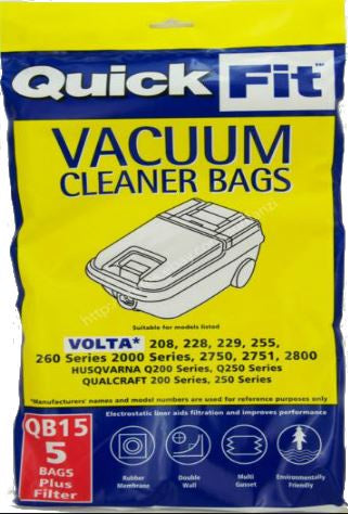 QB15 Vacuum Bags