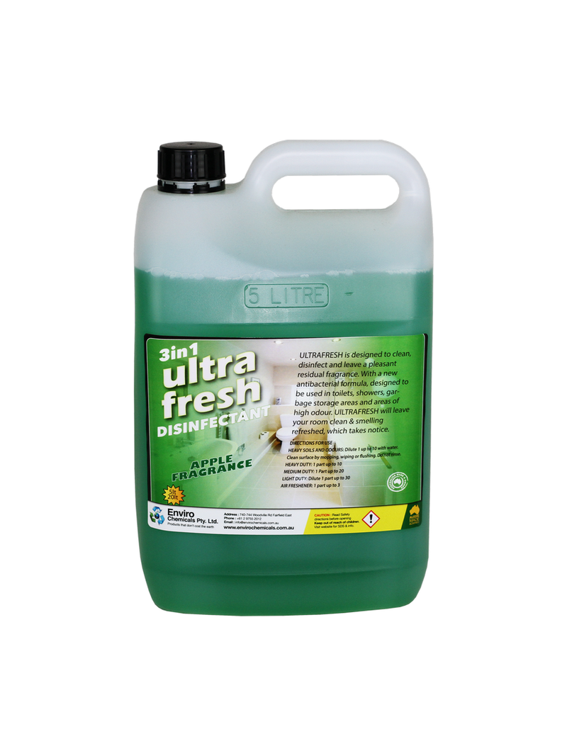 Enviro Ultra Fresh Green Apple Disinfectant 5L