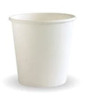 BioPak White Single Wall cup 4 oz (2000 per ctn)