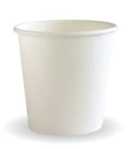 BioPak White Single Wall cup 4 oz (2000 per ctn)