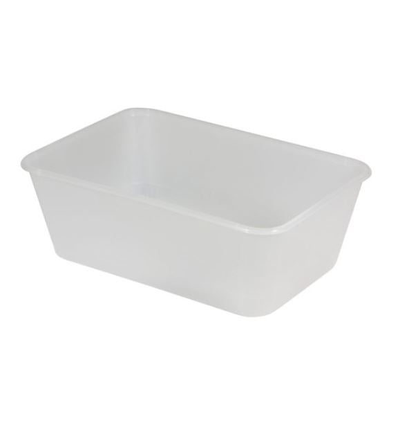 Plastic containers 750 ml  Microwavable and Freezer Grade 500 per carton