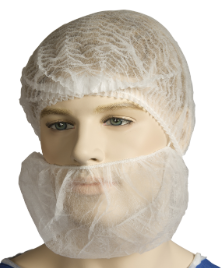Bastion Beard Covers Double Loop White (Box of 1000)