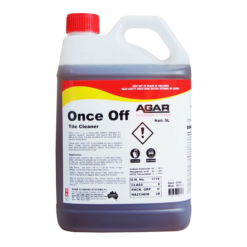 Once Off Detergent 5L