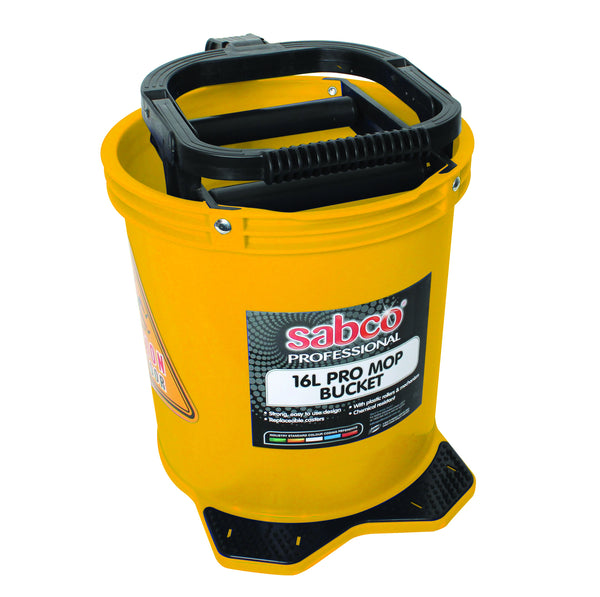 SABCO PRO MOP BUCKET 16L - YELLOW