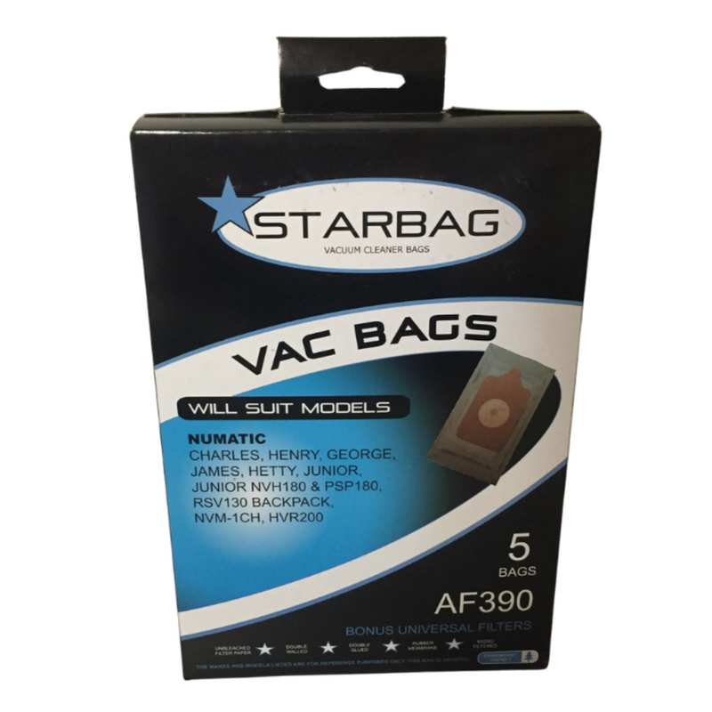 AF390 Vacuum Bags