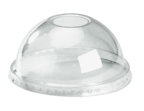 BioPak 300-700ml BioCup Dome Round Hole Lid (1000 per ctn)