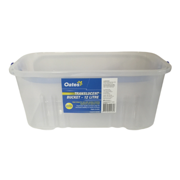 Bucket 12L Window Cleaning Translucent