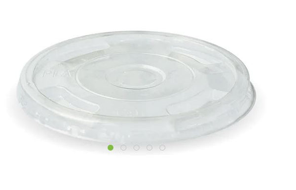 Biopak Clear Flat Lids 300-700ml (1000 per ctn)