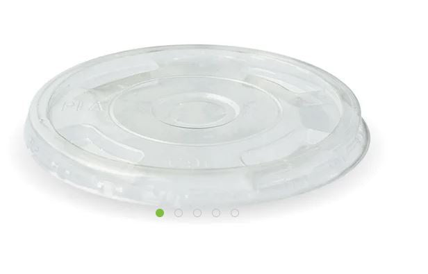 Biopak Clear Flat Lids 300-700ml (1000 per ctn)