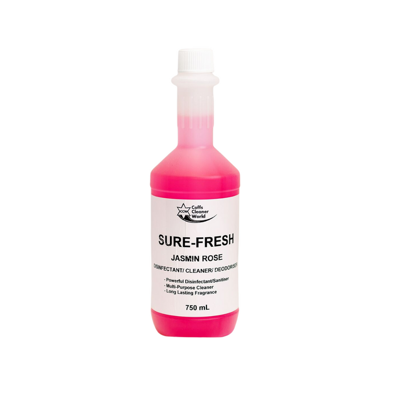 CCW Sure Fresh Jasmin  Rose 3 in1 Disinfectant Cleaner & Deodoriser 750ml