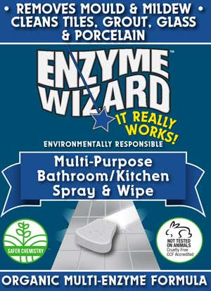 Enzyme Wizard Mutli-Purpose Bathroom / Kitchen Spray & Wipe 1 ltr