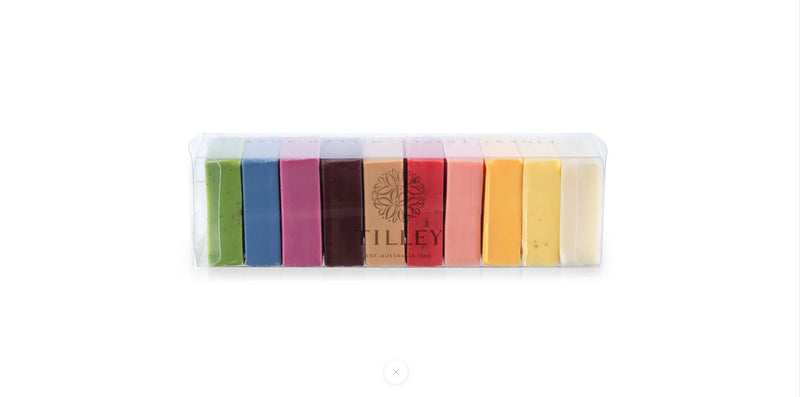 Tilley Marble Rainbow Soaps Gift Pack 10 x 50g