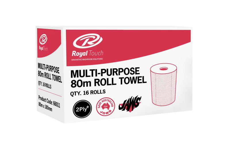 Royal Touch 2ply Multi Purpose 80m Roll