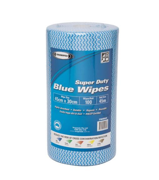 Trugrade Multipurpose Super Duty Perforated Blue Roll 30cm x 45cm