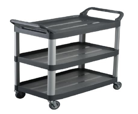 Utility Cart Charcoal three Tier trolley