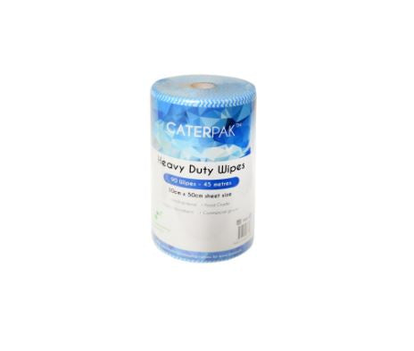 CaterPak Heavy Duty Wipes - Blue