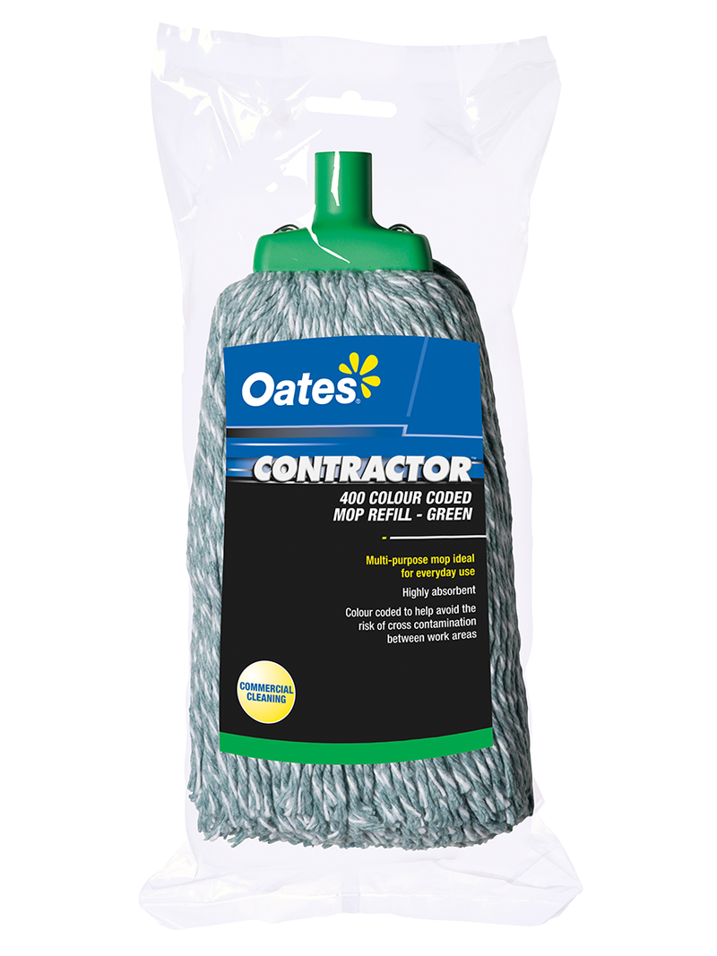 Oates Contractor Mop Refill  400g Green