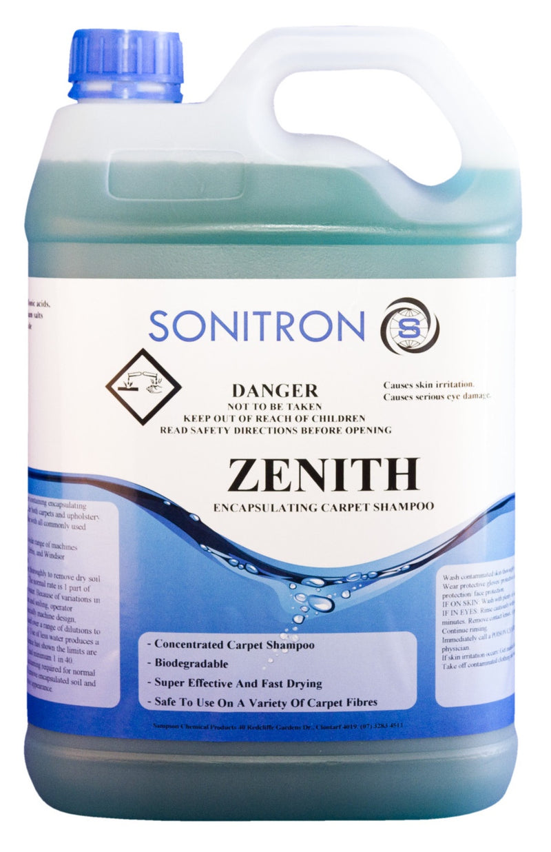 Zenith Encapsulation Carpet Shampoo  5L