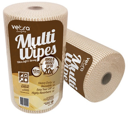 Veora Multi Wipes Brown Single Roll