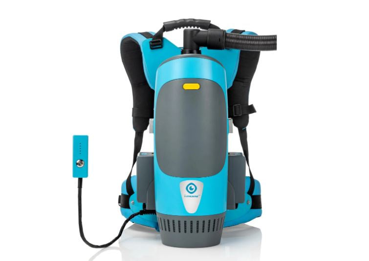 I-Move 2.5B Battery  Backpack Vacuum Cleaner - charger and two batteries included