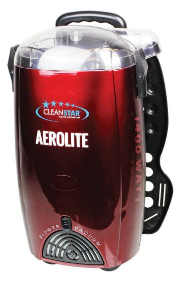 AEROLITE Backpack Vacuum Cleaner -Red