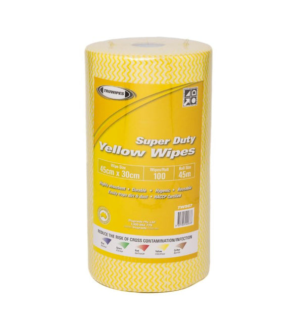 Trugrade Multipurpose Super Duty Perforated Yellow Roll 30cm x 45cm